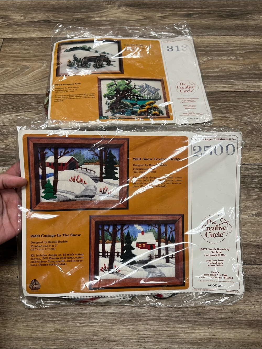 Vintage 1980’s The Creative Circle Crewel Kits Sealed